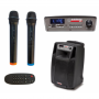 Diffusore a batteria 10" ad alta potenza - 2 microfoni wireless - Pot. Max. 300 W paradisesound strumenti musicali on line