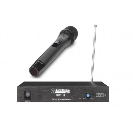 Radiomicrofono Vhf 1 ch. Audio desgin Pmv 111 - Microfono a Gelato-paradisesound.it