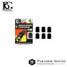 Salvabocchino piccolo spess. 0,8 mm - nero (6 pezzi) bg a10s-paradisesound.it