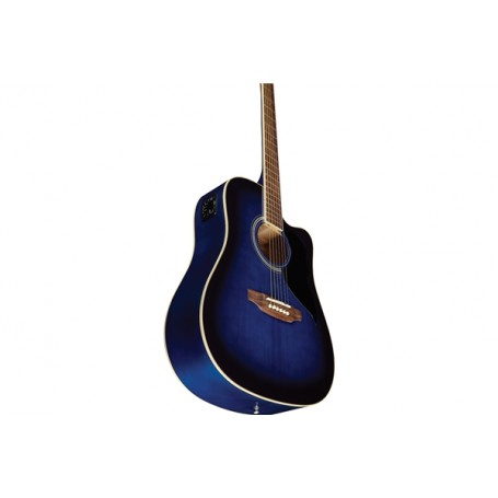 Chitarra Acustica Eko Ranger Cw Eq Blue Sunburst paradisesound strumenti musicali on line