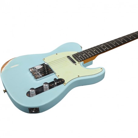 Chitarra Elettrica Eko Vt-380 Relic Daphne Blue paradisesound strumenti musicali on line