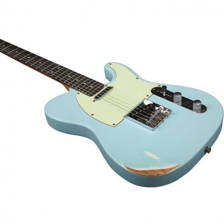 Chitarra Elettrica Eko Vt-380 Relic Daphne Blue paradisesound strumenti musicali on line