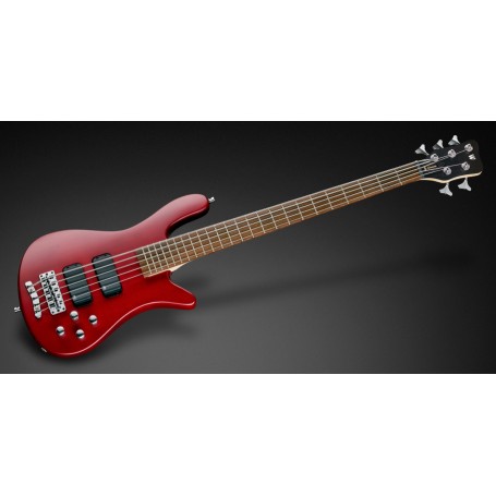 Warwick streamer standard 5 burgundy red transparent satin paradisesound strumenti musicali on line