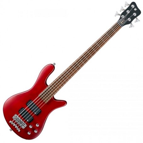 Warwick streamer standard 5 burgundy red transparent satin paradisesound strumenti musicali on line