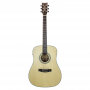 Chitarra Acustica Dreadnought EQ Natural Satinata Goldwood-paradisesound.it