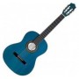Chitarra Classica 4/4 per Principianti – Maxine Blu con Top in Tiglio-paradisesound.it