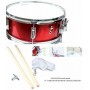Rullante Brahner per banda 14x5 pollici rosso-paradisesound.it