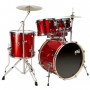 Batteria Acustica DS Drum DSX2251 Candy Red Sparkle – Set Completo 5 Pezzi-paradisesound.it