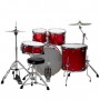 Batteria Acustica DS Drum DSX2251 Candy Red Sparkle – Set Completo 5 Pezzi-paradisesound.it