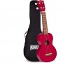Ukulele Mahalo Kahiko – Rosso, Design Classico-paradisesound.it