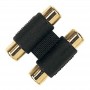 ADATTATORE RCA - RCA FEMMINA GOLD-paradisesound.it