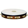 Tamburello Meinl TAH1B-AB 10" in Legno Scuro con Singola Fila di Sonagli-paradisesound.it