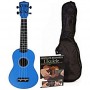 Pure Tone Soprano Ukulele BLUE Pack KUS15 paradisesound strumenti musicali on line