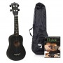 Ukulele Soprano Pure Tone KUS15 – Black Pack-paradisesound.it