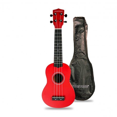 Ukulele soprano red pack pure tone kus15 paradisesound strumenti musicali on line