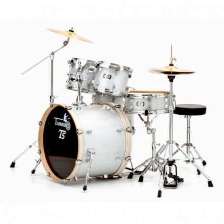 Batteria acustica tamburo t5 s22 silver sparkle paradisesound strumenti musicali on line