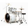 SET BATTERIA STANDARD CON HARDWARE - PIATTI - SGABELLO - E BACCHETTE. SILVER SPARKLE paradisesound strumenti musicali on line