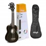 Ukulele Soprano Stagg US-Night – Nero con Borsa-paradisesound.it