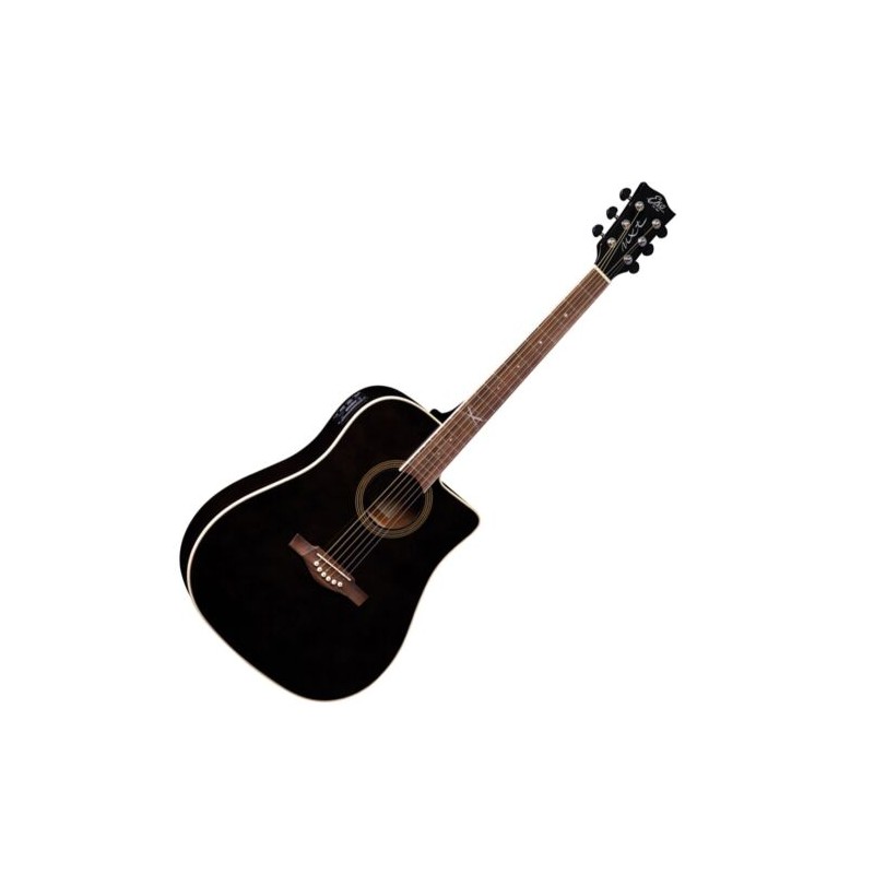 Chitarra Acustica Eko Nxt D100ce See Through Black paradisesound strumenti musicali on line