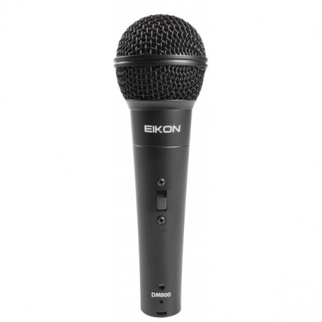 Microfono Dinamico con Cavo Xlr mt.5 Eikon Dm800-paradisesound.it