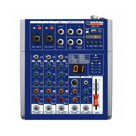 Mixer Professionale 4 Canali Audio Design Pamx1.211sc-paradisesound.it