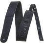 Tracolla Eko GBU Strap Leather Plus Black paradisesound strumenti musicali on line