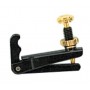 Tiracantino per violino wittner per corde in acciaio black/gold-paradisesound.it