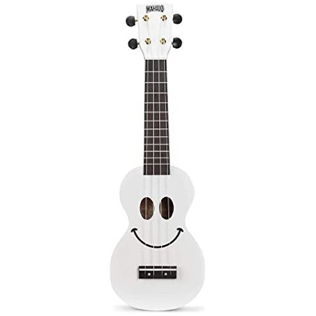 Ukulele smile mahalo bianco paradisesound strumenti musicali on line