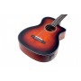 Chitarra Classica Elettrificata Auditorium – Cutaway Sunburst con EQ-paradisesound.it