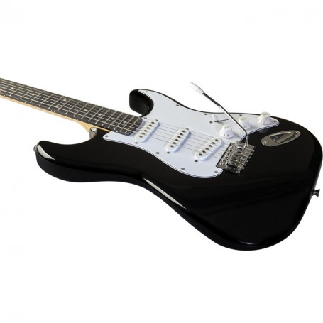 Chitarra Elettrica Pack Eko Eg-11 Black paradisesound strumenti musicali on line