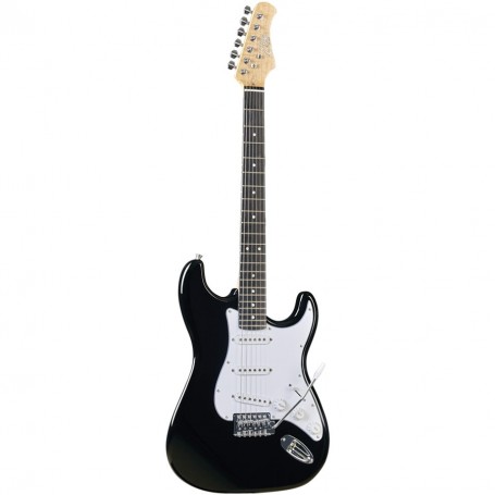 Chitarra Elettrica Pack Eko Eg-11 Black paradisesound strumenti musicali on line