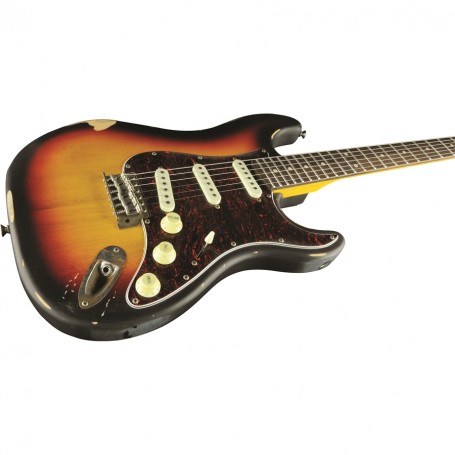 Chitarra Elettrica Strato Eko S-300 Relic Sunburst paradisesound strumenti musicali on line