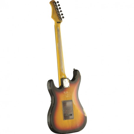 Chitarra Elettrica Strato Eko S-300 Relic Sunburst paradisesound strumenti musicali on line