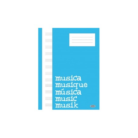 Quaderno di musica 12 righi 32 pagine paradisesound strumenti musicali on line