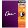 Set per acustica elixir 11027 acoustic 80/20 bronze nanoweb 11/52-paradisesound.it