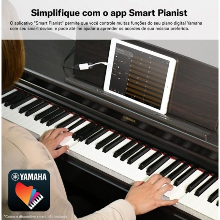 Pianoforte digitale Yamaha Ydp145b-paradisesound.it