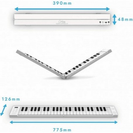 Pianoforte Pieghevole 49 Tasti Carry On Piano 49-paradisesound.it
