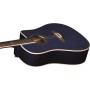 Chitarra Acustica Eko NXT D100CE See Through Blue – Cutaway-paradisesound.it