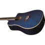Chitarra Acustica Eko NXT D100CE See Through Blue – Cutaway-paradisesound.it