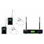 Sistema Wireless Uhf con 2 Body pack e Archetti Audio Design Pmu 2212bp-paradisesound.it