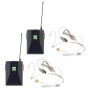 Audio Design PMU 2212BP Sistema wireless UHF con 2 body pack + archetti paradisesound strumenti musicali on line