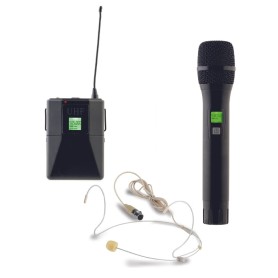 Sistema Wireless Uhf 1 Microfono e 1 Body pack - Archetto Audio Design Pmu 2212hbp-paradisesound.it 2