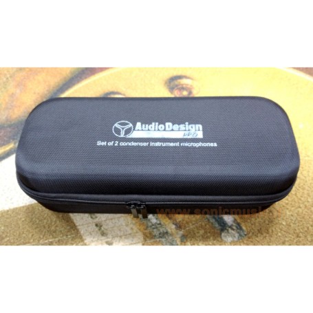 Kit 2 Microfoni a Condensatore per Strumenti e Cori Audio Design Pa Mcd-Set-paradisesound.it
