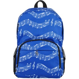 Zaino con pentagrammi (Colore Blu) paradisesound strumenti musicali on line