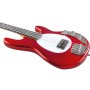 Basso Elettrico Eko MM-300 Chrome Red – 4 Corde, Corpo Solid-paradisesound.it
