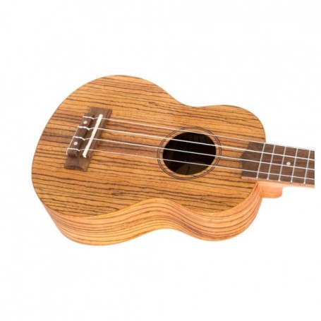 Ukulele Soprano Flight DUS322 con borsa Zebrawood paradisesound strumenti musicali on line