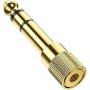 SINEXTESIS Adattatore Spina Jack 6,3 mm (M) - Presa mini jack (F) in Metallo paradisesound strumenti musicali on line