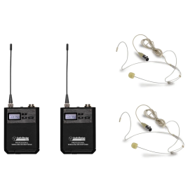 Sistema Wireless True Diversity Audio Design Pmu D440 200ch - Uhf con 4 Body Pack-paradisesound.it 2
