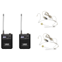 Audio Design PMU D440 Sistema wireless True Diversity 200Ch, UHF con 4 body pack paradisesound strumenti musicali on line