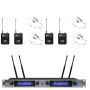 Sistema Wireless True Diversity Audio Design Pmu D440 200ch - Uhf con 4 Body Pack-paradisesound.it